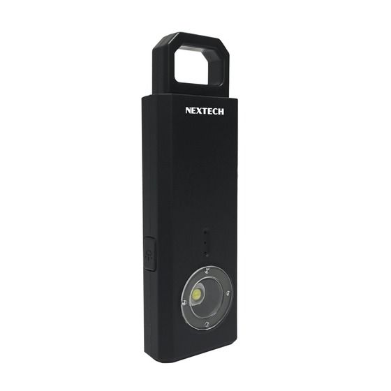 RECHARGEABLE 120DB PERSONAL ALARM WITH TORCH