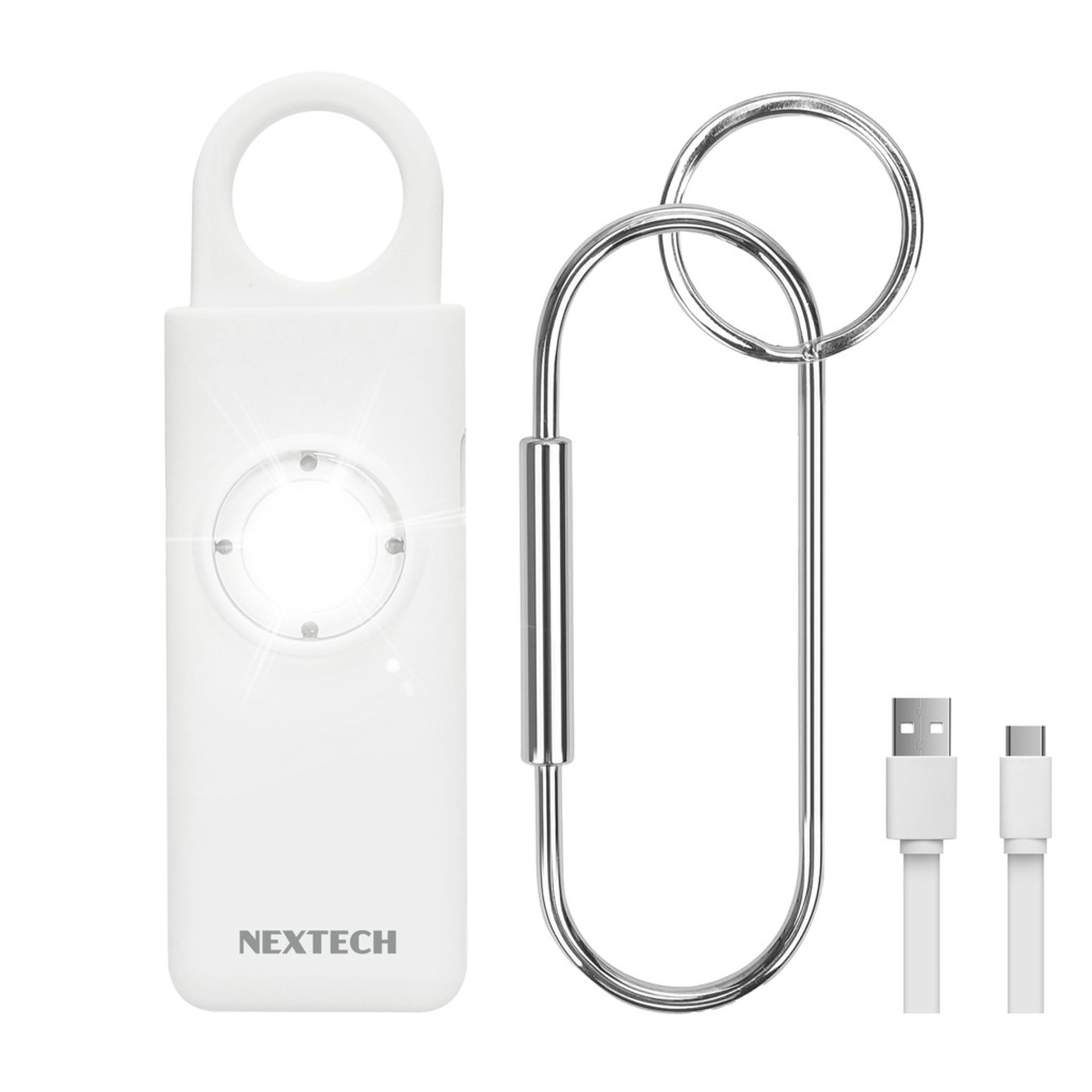 Rechargeable 130dB Personal Alarm with FindMy Tracking