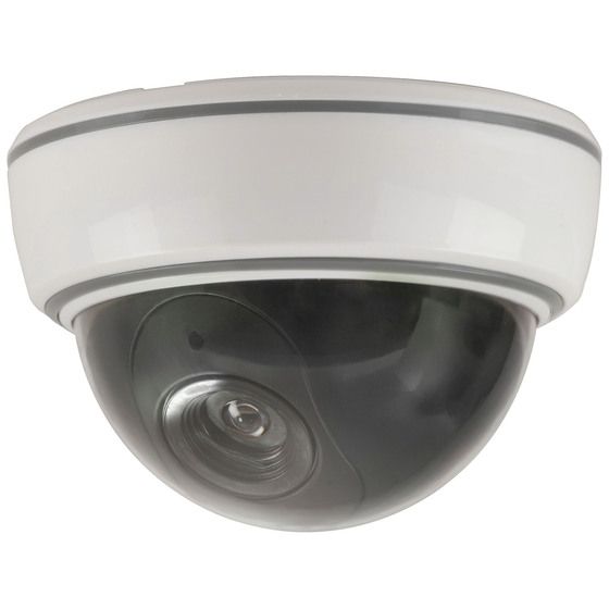 Jaycar Dummy Dome Camera – High-Brightness Flashing Red LED