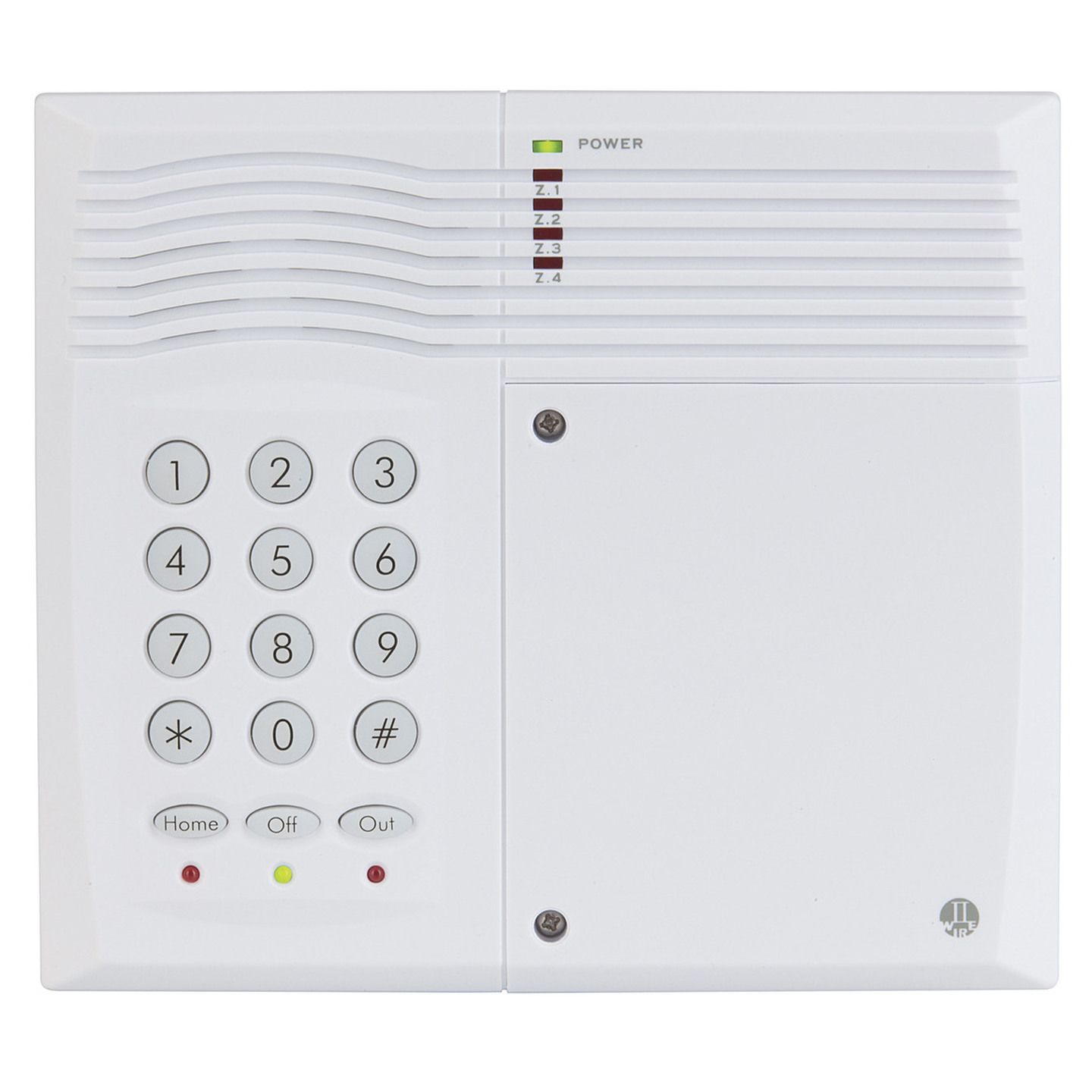 Four Zone Security Alarm System with 2 Wire Technology