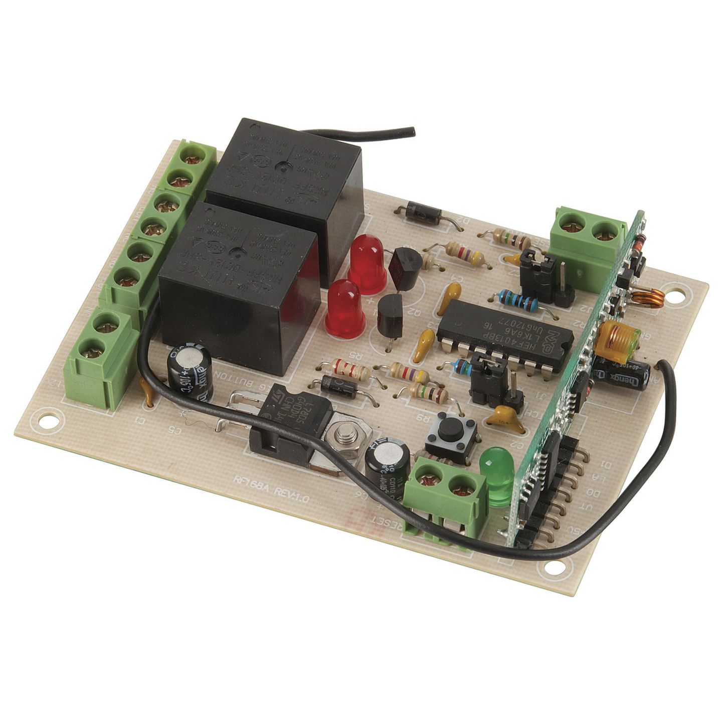 12 Volt Two Way Remote Control Relay Controller Board