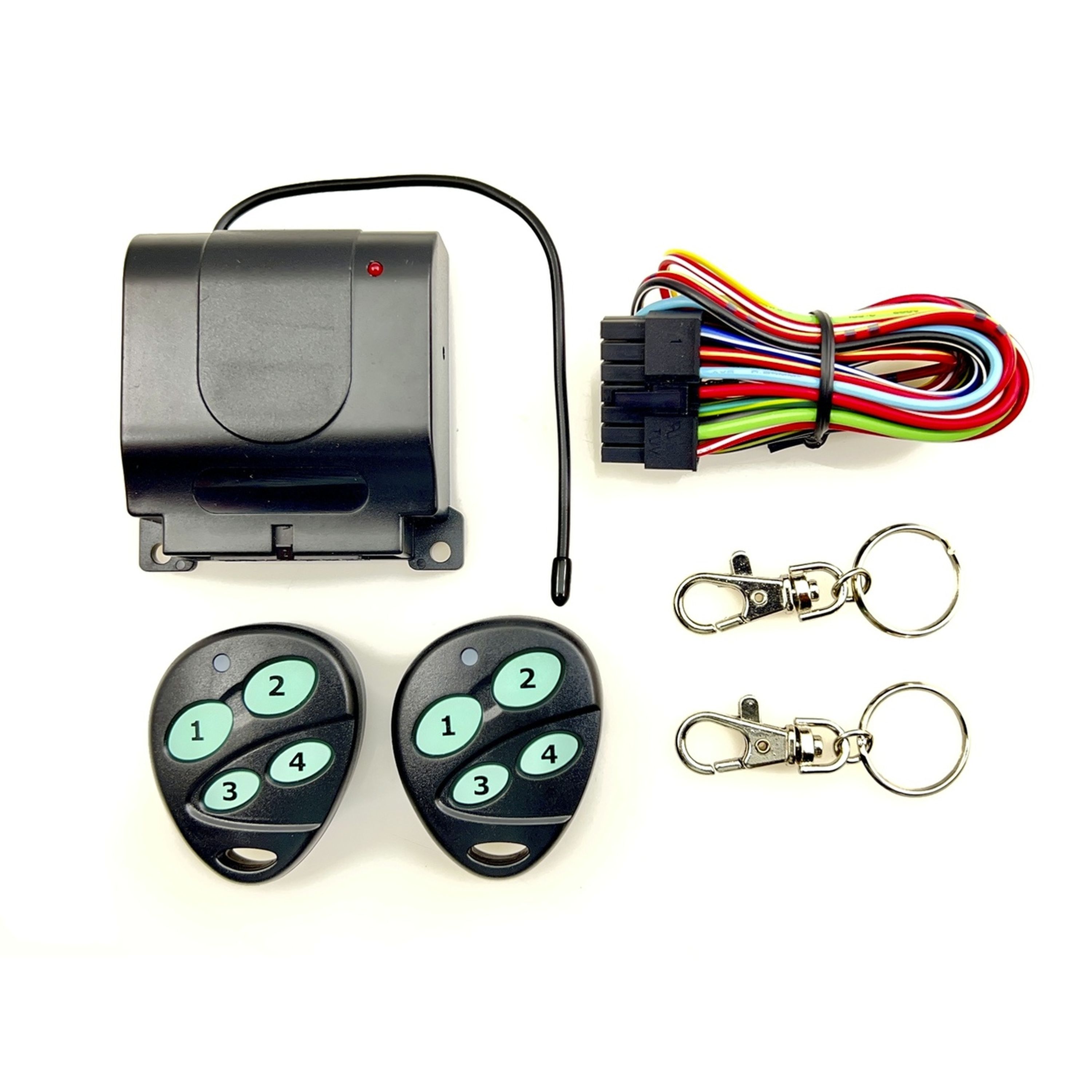 4-Channel W/less Rmt Ctrl Relay with 2 Key Fob