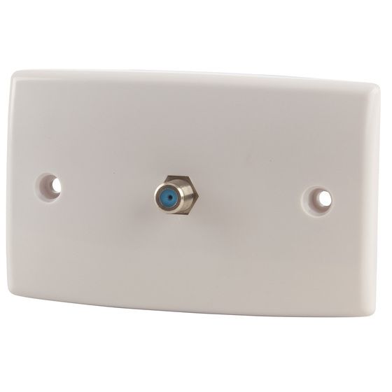 Jaycar F61 Flushmount TV Wall Socket – Standard Power Point Size