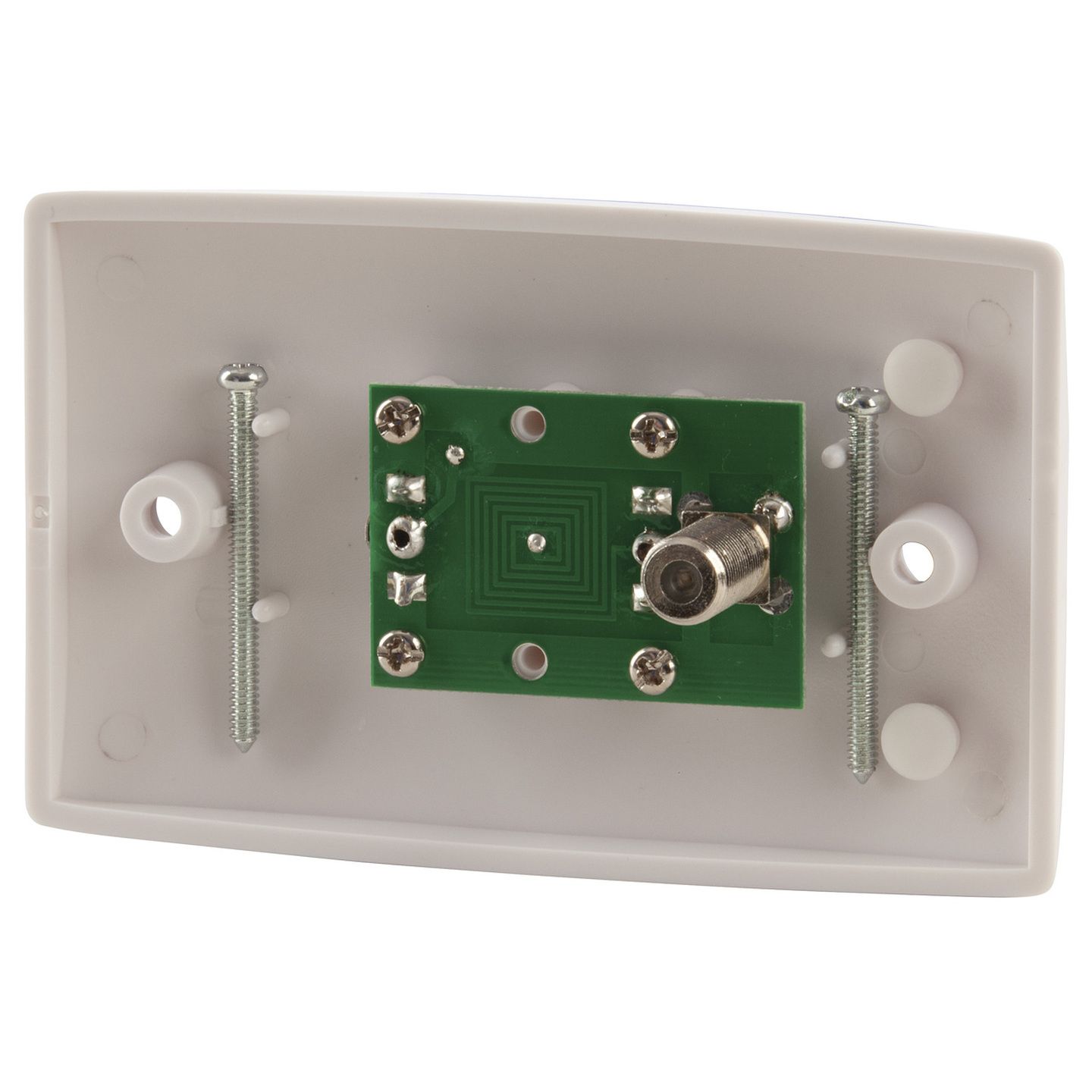 PAL 2 Socket Wallplate - TV and FM