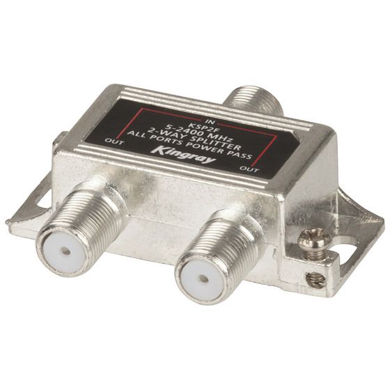 KINGRAY 2-WAY FOXTEL® APPROVED SPLITTER