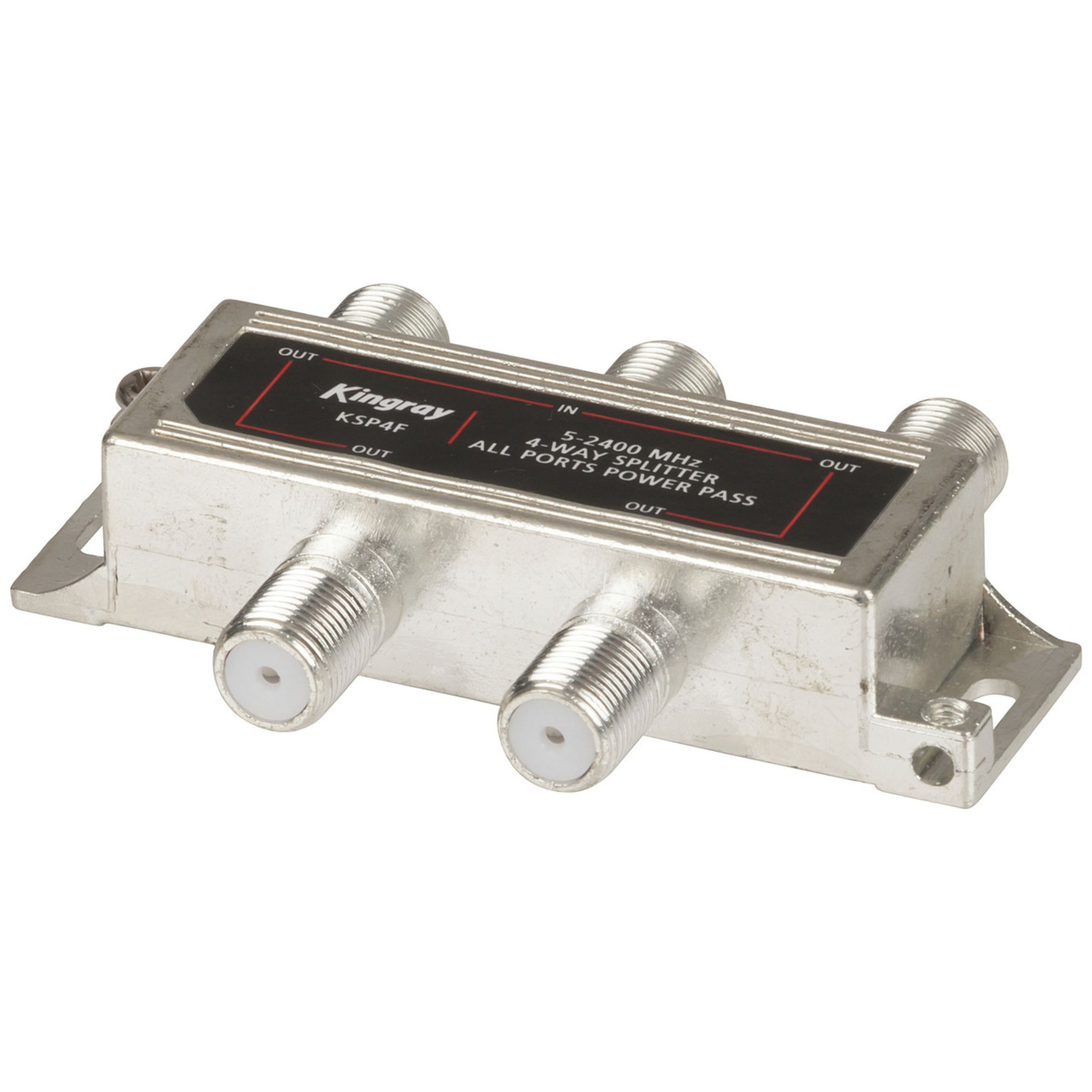 Kingray 4-Way Foxtel® Approved Splitter