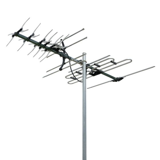 Digimatch VHF/UHF X-Type Colinear Antenna – 27 Element, Band 3/4/5, 4G Filter | Jaycar LT3195