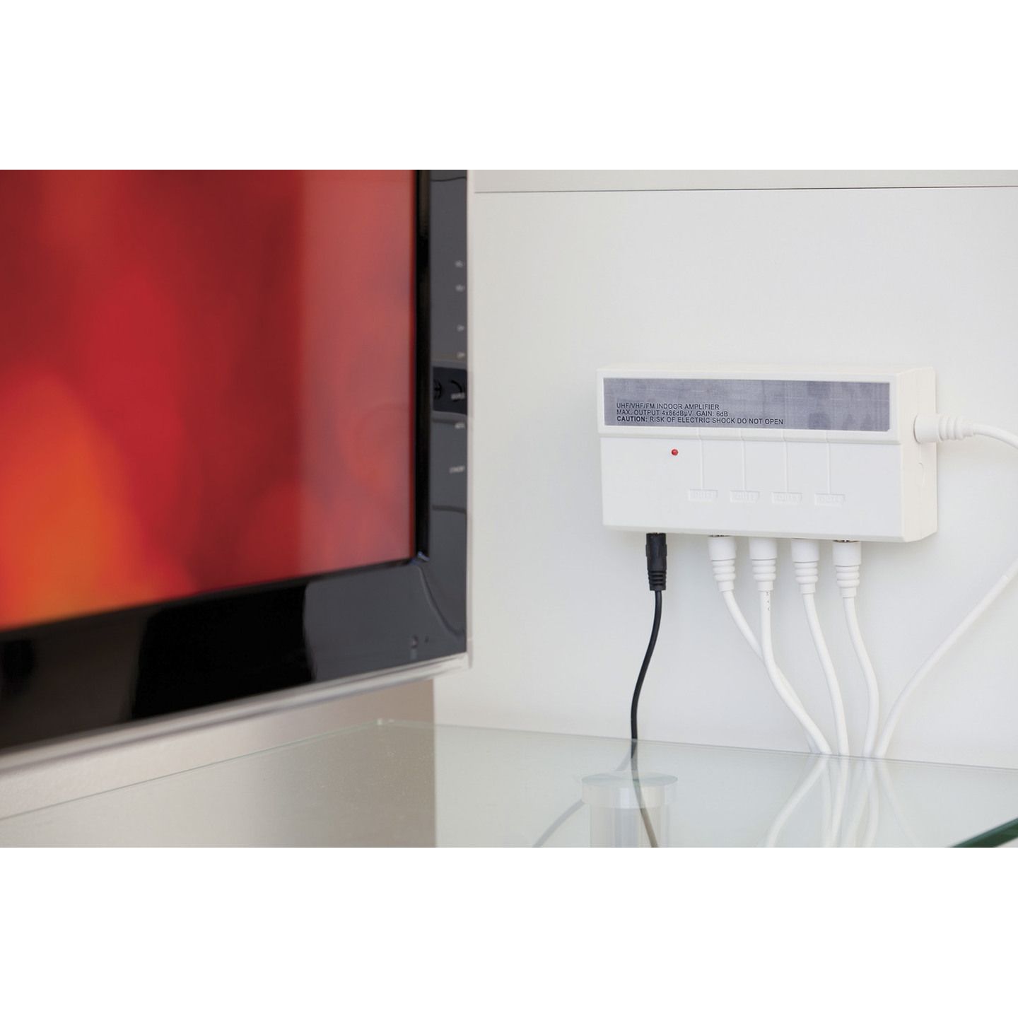 4 way Indoor Amplifier/Splitter
