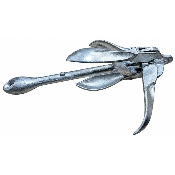 Jaycar Grapnel Anchor – 3.3lb / 1.5kg Galvanised