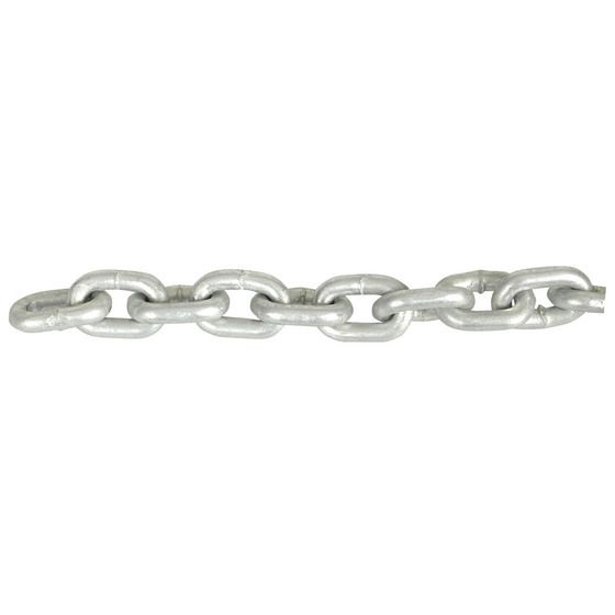 10mm Short Link Chain Hot Dip Galvanised – 22m Roll (Buy by the Metre)