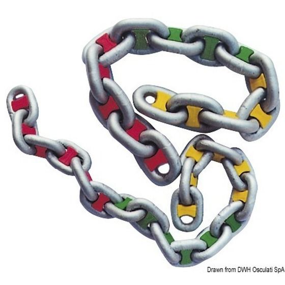 Jaycar 8mm Chain Markers – 10 Pack (Red, Blue, Yellow, White or Green)