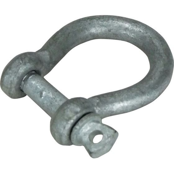 Bow Shackle 10mm Galvanised – 950kg Max Breaking Strain | JAYCAR