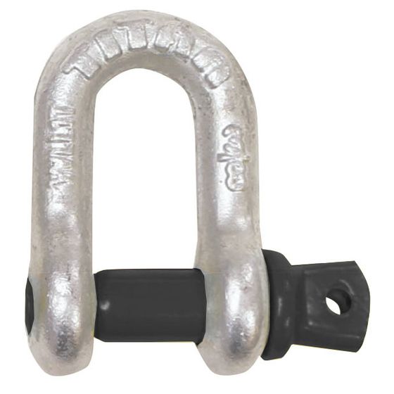 Canada Metal Titan™ 10mm High-Strength Dee Shackle – 2 Tonne WLL, Hot-Dip Galvanised