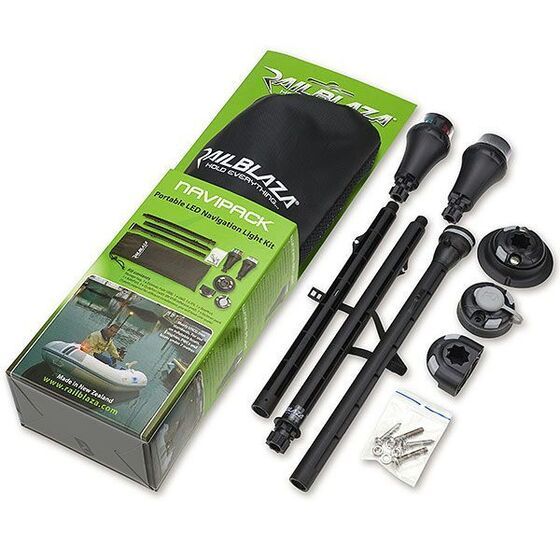 Railblaza NaviPack Portable LED Navigation Light Kit – Small Boats, Inflatables & Emergency Use