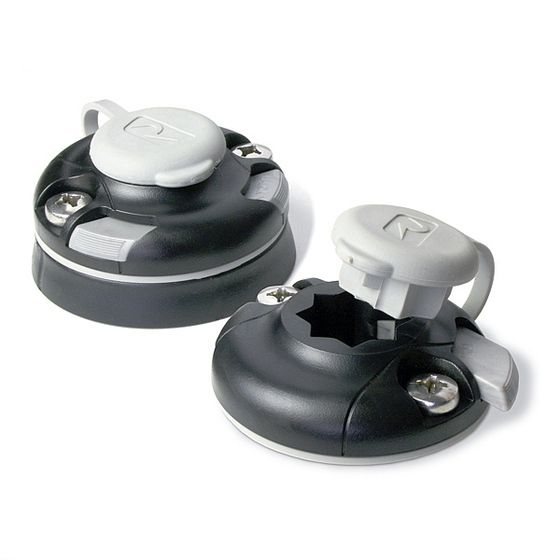 RAILBLAZA StarPort Surface Mount Pair – Black | Two-Starport Kit for Kayak, Boat & Outdoor Gear