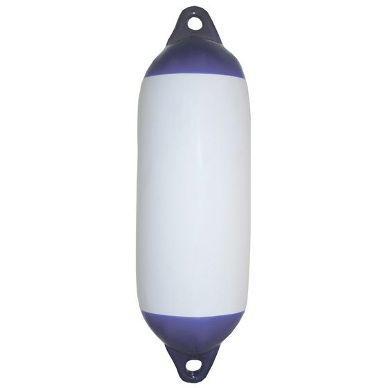JAYCAR Inflatable Boat Fender – Blue Tip – 610mm L x 220mm D – Roto-Moulded Vinyl