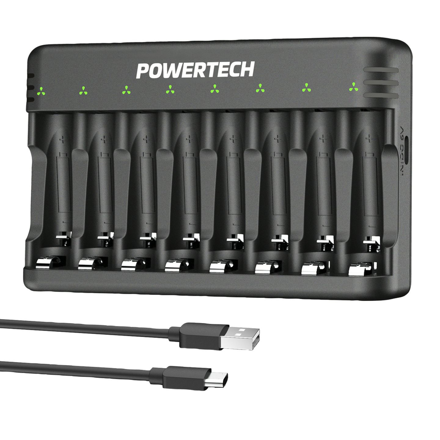 8-Channel Universal Ni-MH/Cd/Li-ion Battery Charger 