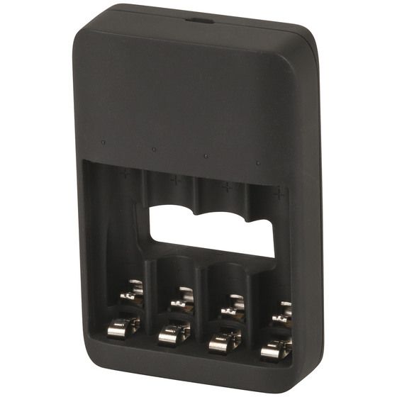 Jaycar 4-Channel Ni-MH Battery Charger – USB Powered, AA & AAA