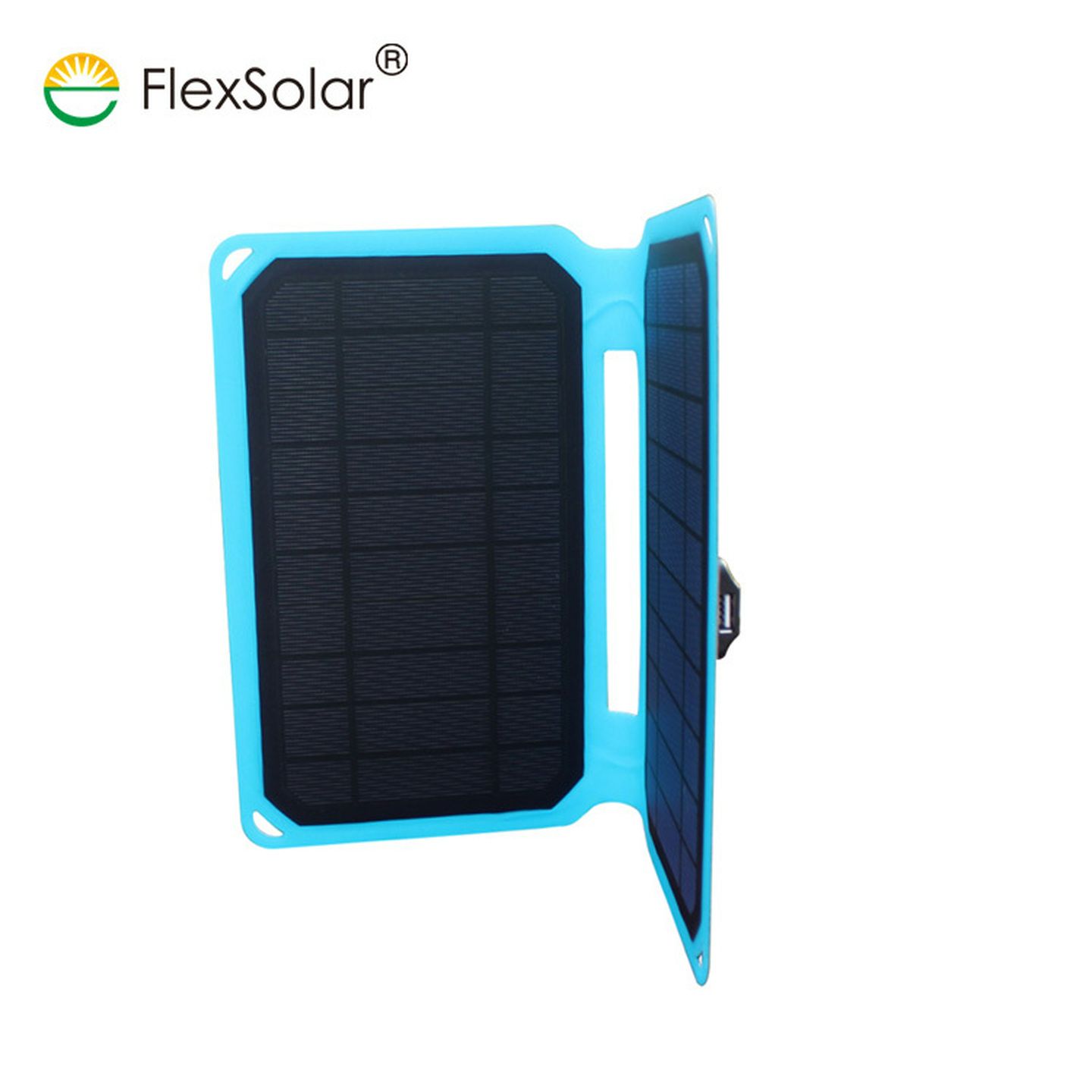 10W Solar Mobile Charger with USB Output with 1M Cable