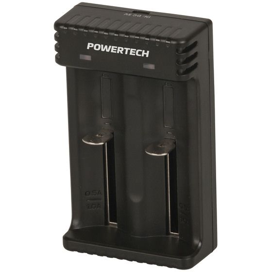 Jaycar Dual Channel USB Battery Charger – Li-ion, Ni-MH & Ni-Cd (2-Bay)