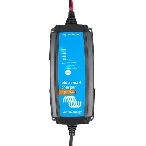 Victron Blue Smart IP65 Charger 12V 7A — Bluetooth, DC Connector, Sealed (Professional Series)