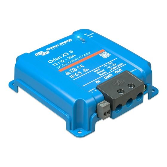 Victron Orion-XS 12/12 50A DC-DC Battery Charger Fanless Dual-Battery Setup
