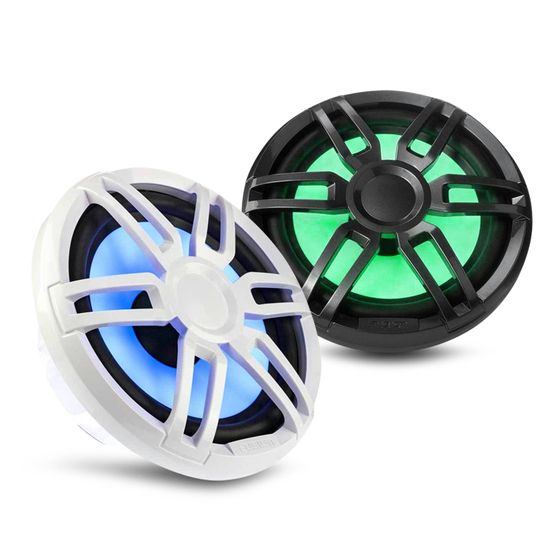 Fusion XS 6.5" 200W Speakers with RGB Lighting & Sports Grills (Pair) | Jaycar