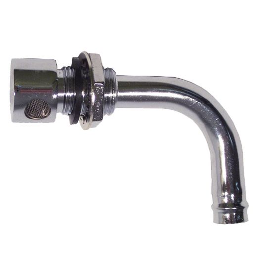 Chrome Plated Brass Fuel Tank Breather – Right Angle Hose Connection – Jaycar MGC010