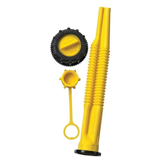 SCEPTER JERRY CAN ACCESSORY KIT - INCLUDES CAP, STOPPER, VENT CAP AND FLEXIBLE SPOUT