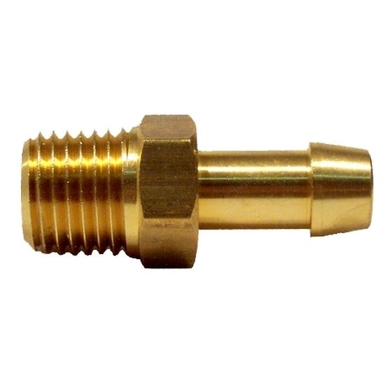 Jaycar 3/8" NPT to 10mm Barb Straight Fuel Hose Fitting (MGC725)