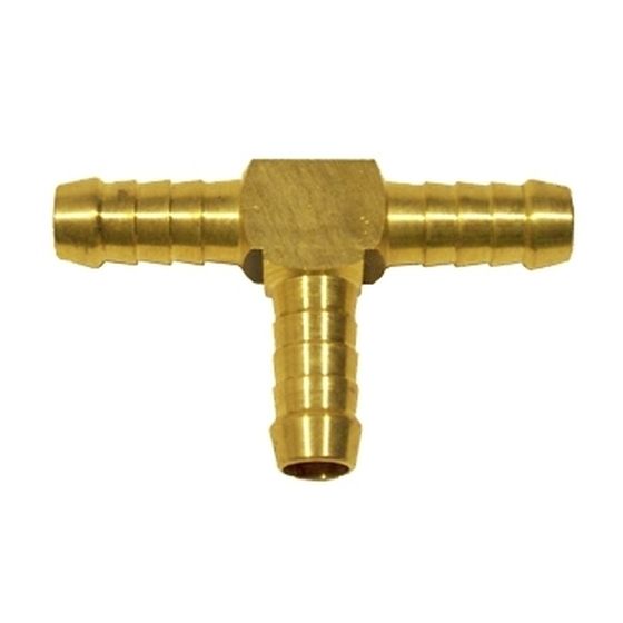 Jaycar Right Angle Tee Fitting 3/8" (10mm) Barb x 3 – NPT Thread