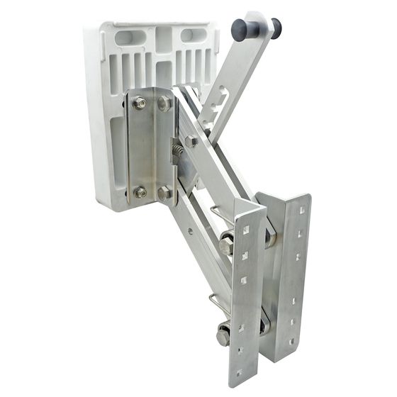 Alloy Outboard Motor Transom Brackets – Fits Up to 20HP (Spring-Loaded)