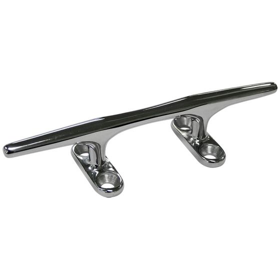 Slimline Stainless Steel Cleat 150mm | Cast & Mirror Polished | JAYCAR