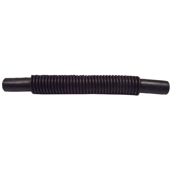 Jaycar Deck Filler Hose – 38mm Black Neoprene, 450–600mm Extension