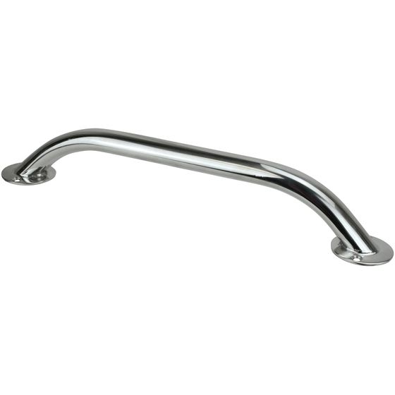 316 Stainless Steel Handrail – Top Fixing – 25mm Rail × 665mm, 43mm Stand-Off