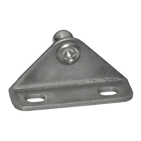 90° Reverse Stainless Steel Bracket – MHG100 Series Lift-O-Mat Gas Spring Mount