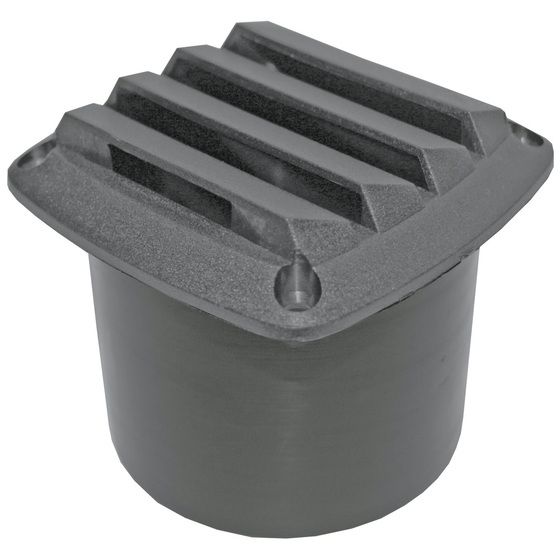 Jaycar Bilge Blower Type Vent – Black, 75mm Hose Compatible | MHI215