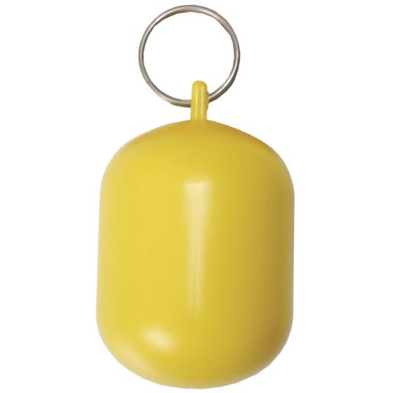 JAYCAR Floating Keyring – Yellow, 60 × 45 mm (MIG025)