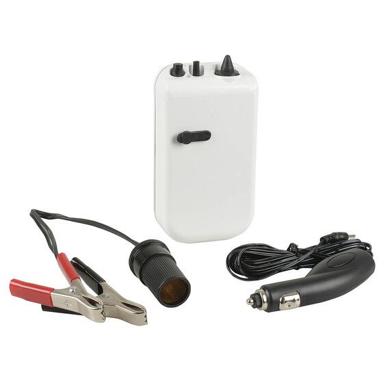 JAYCAR Whisper Quiet Bait Tank Aerator – 12 VDC or 2 × D Batteries (MJA030)