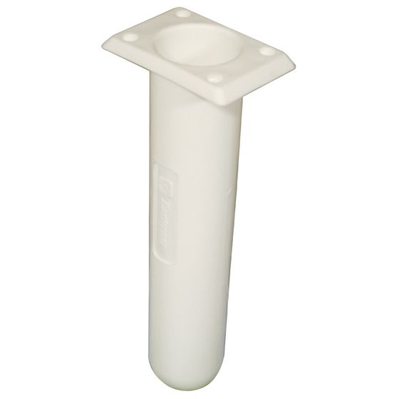 Jaycar Economy Flush Fit – White, 85 x 50mm Flange, Right Angle Cable Gland