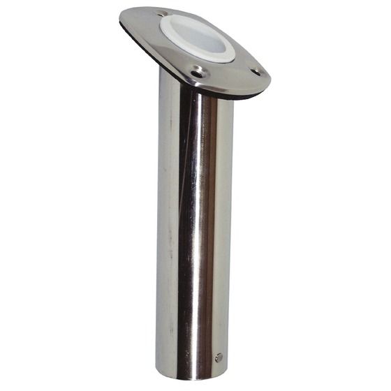 Oval Top Rod Holder – 304 Stainless, 30° Angled | Jaycar MJE120