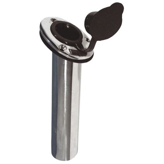 Oval Top Rod Holder – Heavy Duty Flange, 304 Stainless | Jaycar MJE130