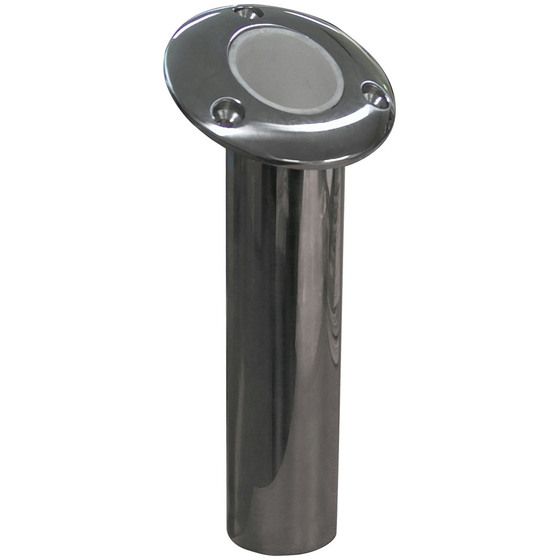 Oval Top Rod Holder – All 316 Stainless, Open Base Drain | Jaycar MJE135