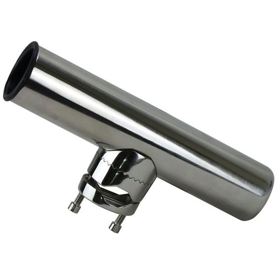 ROD HOLDER RAIL CLAMP STAINLESS STEEL (316 GRADE) - ANGLE ROD HOLDER