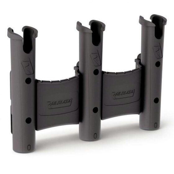 Railblaza RodStow Triple Vertical Rod Holder with Caddy – Black