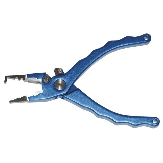 Jaycar Multi-Purpose Fishing Pliers – Split Ring Opener, Wire Cutter & Hook Crimper (180mm)