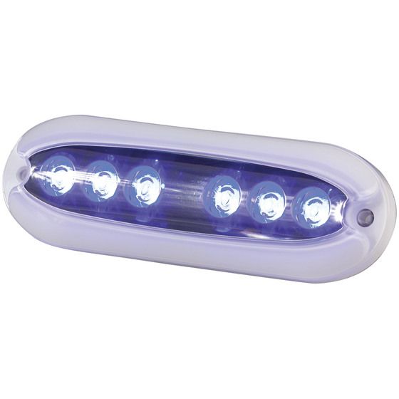 Jaycar 6 x 2W Blue Surface-Mount Underwater LED Light – 1000 Lumens