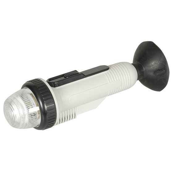 LED Suction Cap Light – Vertical 360° White | Up to 7m Boats | JAYCAR