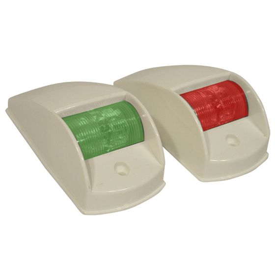 WHITE NAVIGATION PORT/STARBOARD LIGHTS - BULB TYPE