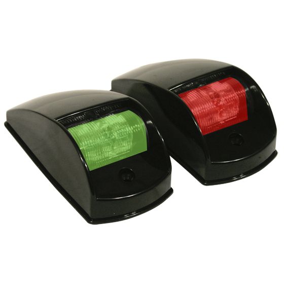 Jaycar LED Port & Starboard Navigation Light Set – Black Housing, Long-Life LEDs (MLG115)